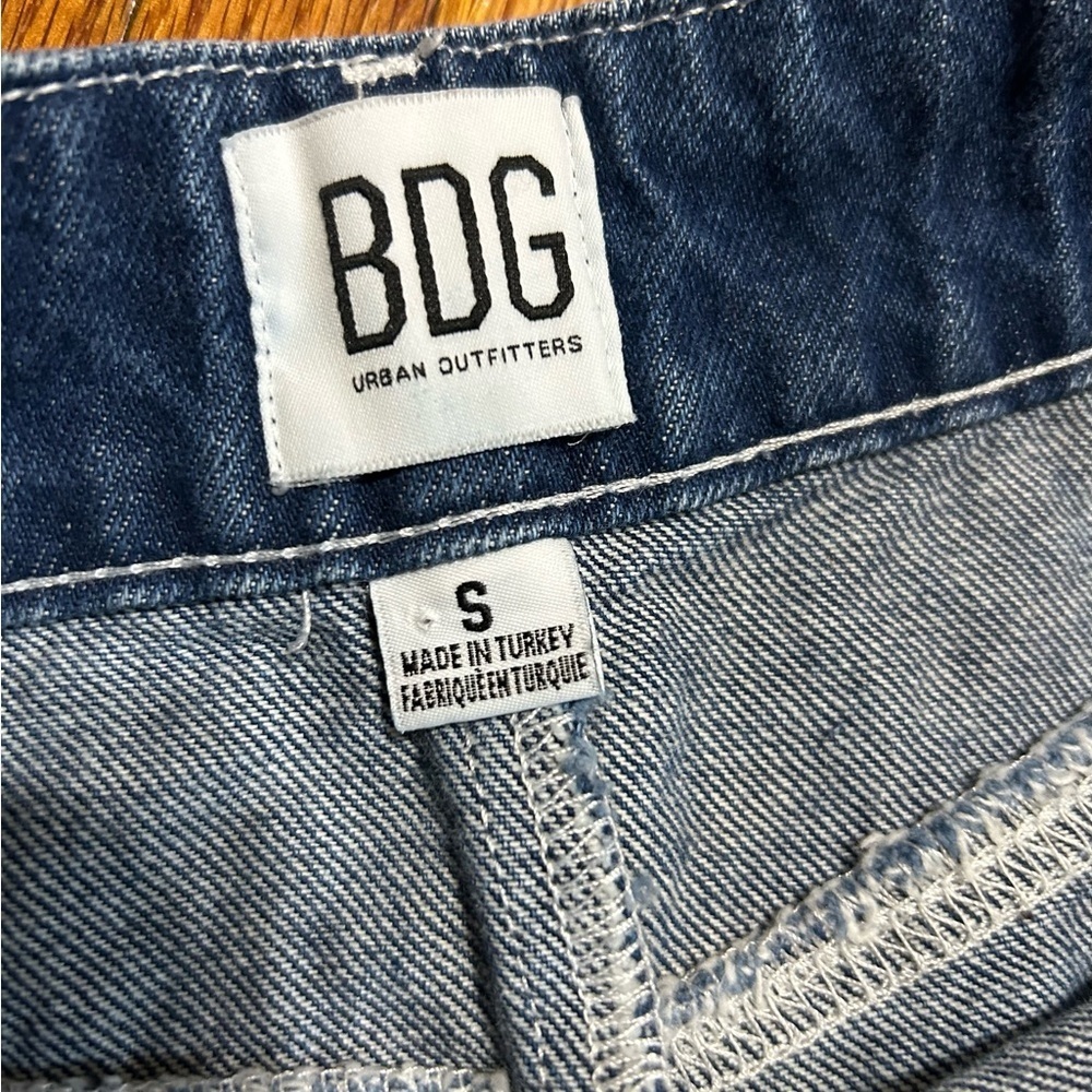 Urban Outfitters BDG‎ Denim Mini Skirt Size Small Classic Blue Jean Short - Picture 5 of 8